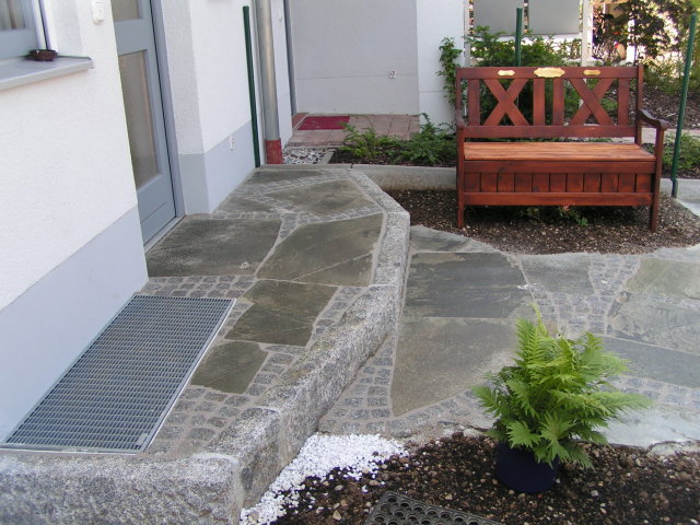 Pflasterarbeiten: Polygonalplatten