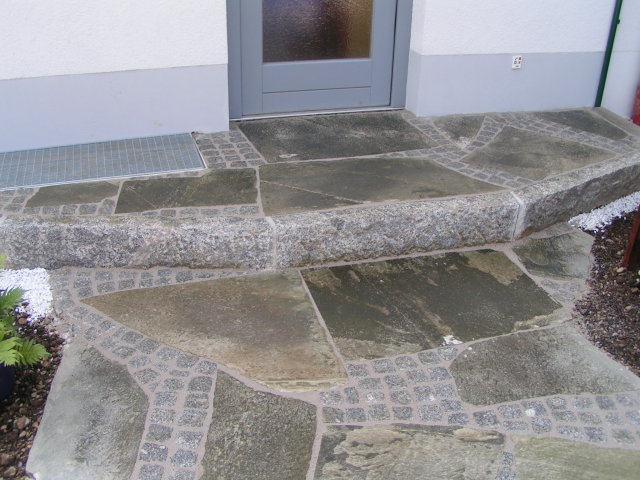 Pflasterarbeiten: Polygonalplatten
