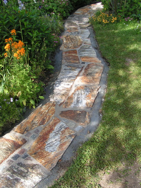 Pflasterarbeiten: Polygonalplatten
